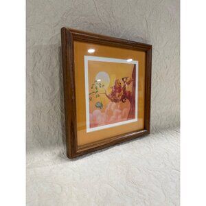 Vintage Winnie  The Pooh & Friends Wall Art In Wooden Frame Disney